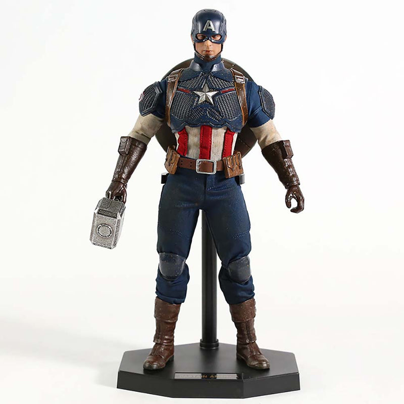 Captain America Limited Edition 999 Battle Damaged Version Action Figure 30cm