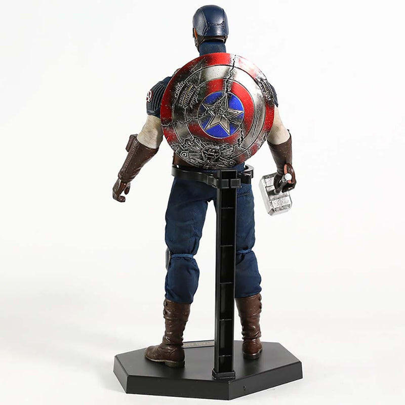 Captain America Limited Edition 999 Battle Damaged Version Action Figure 30cm