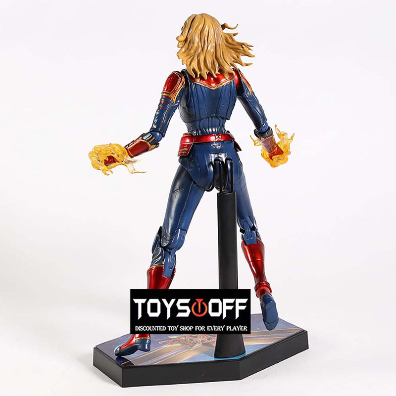 Captain Marvel Action Figure Collectible Model Toy 30cm