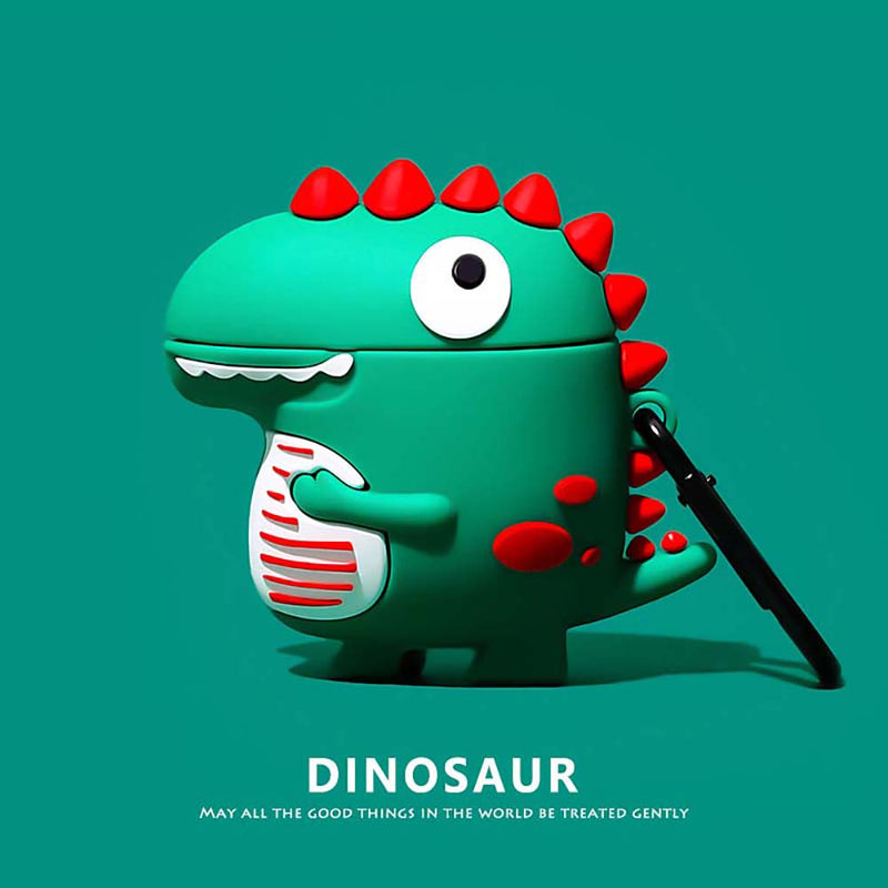Cartoon Animal Danny Dinosaur Apple Airpods Case Fun Gift