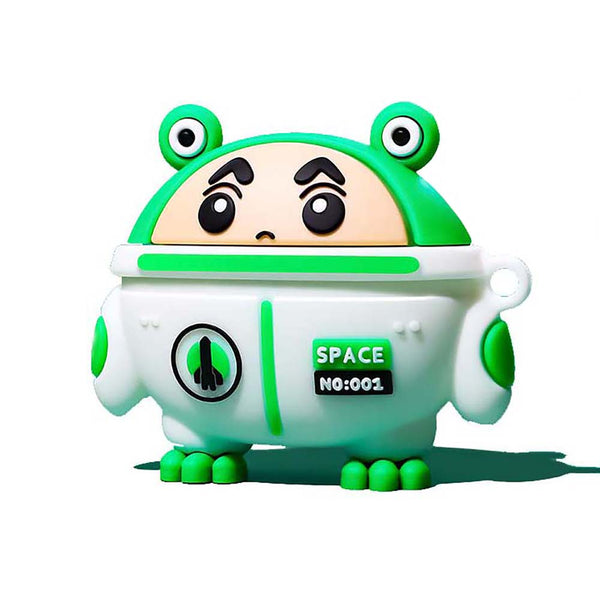 Cartoon Astronaut Chibi Maruko Chan Cos Frog Apple Airpods Case