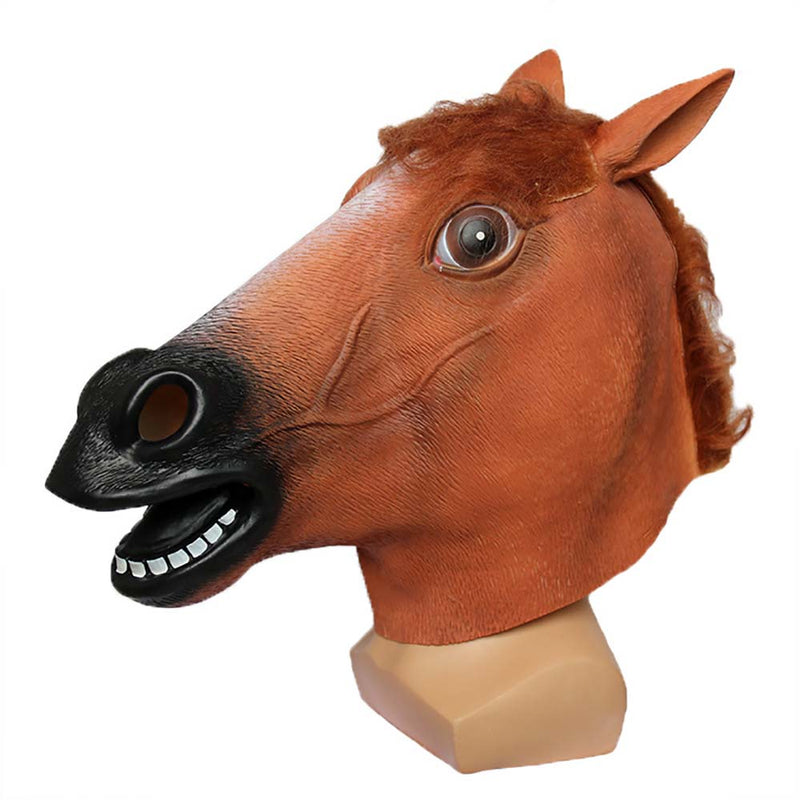Cartoon BoJack Horseman Mask Halloween Full Face Head Cosplay Prop