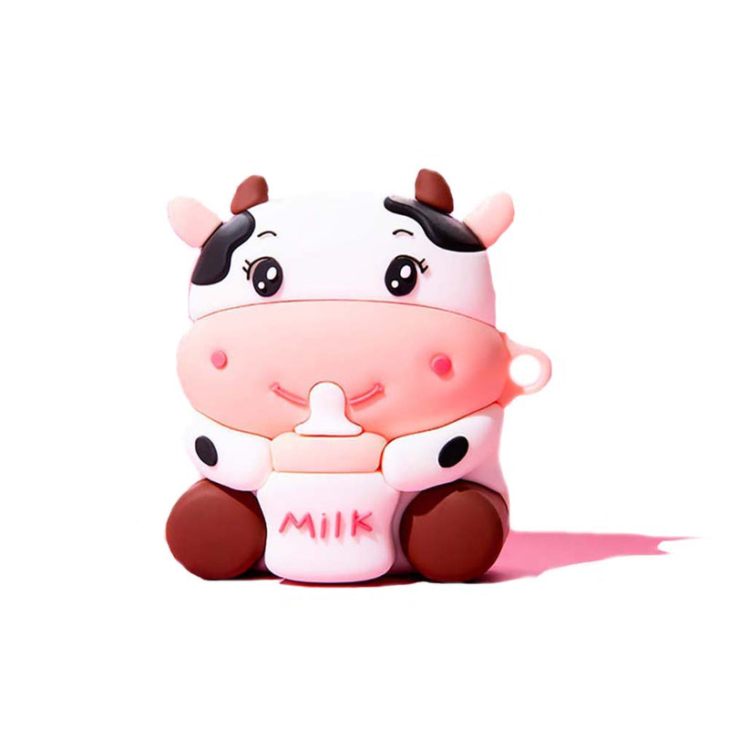 Cartoon Creative Cute Milk Calf Apple Airpods Case