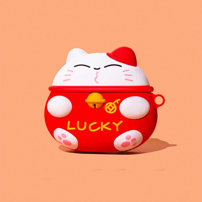 Cartoon Creative Lucky Cat Apple Airpod Case