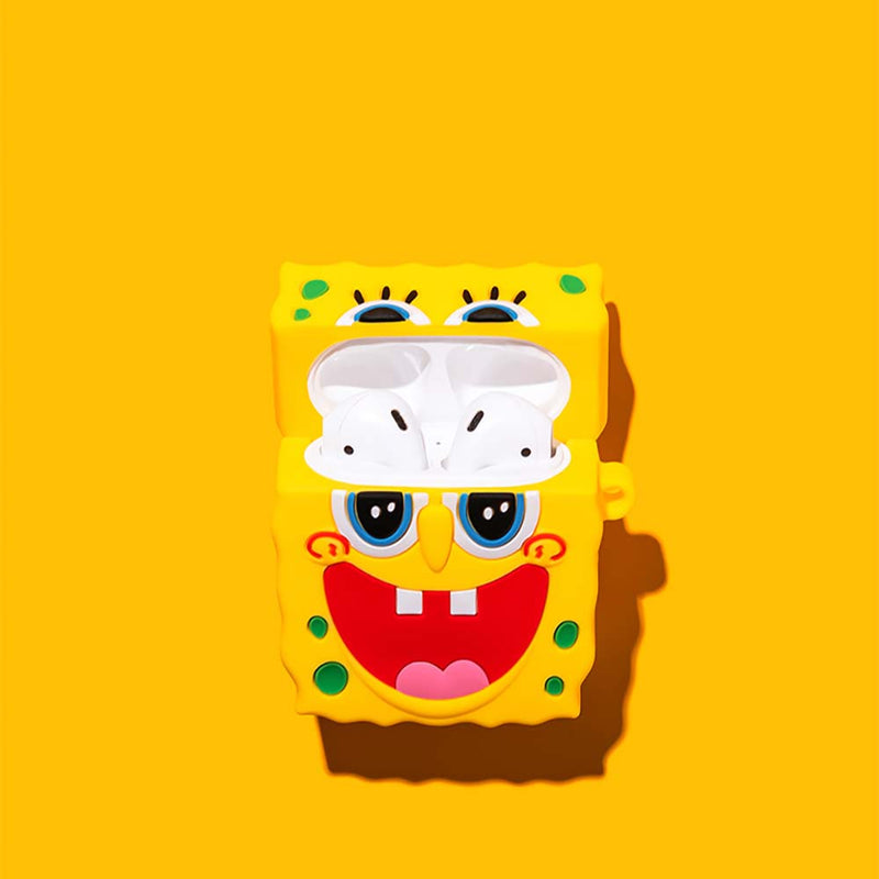 Cartoon Creative SpongeBob SquarePants Happy Sponge Baby Apple Airpod Case
