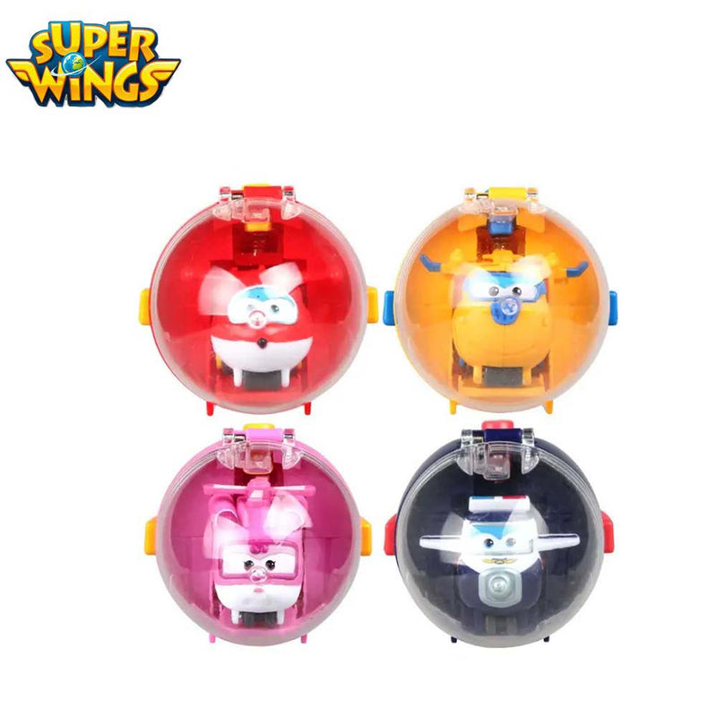 Cartoon Mini Super Wings Action Figure Shooting Toy Children Gift