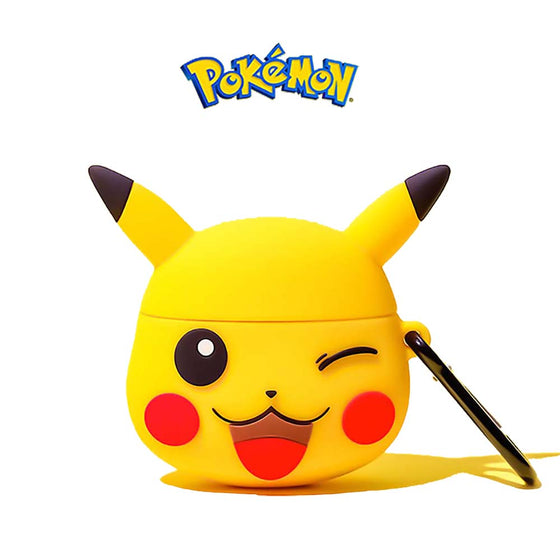 Cartoon Pokemon Pikachu Apple Airpods Case Fun Gift