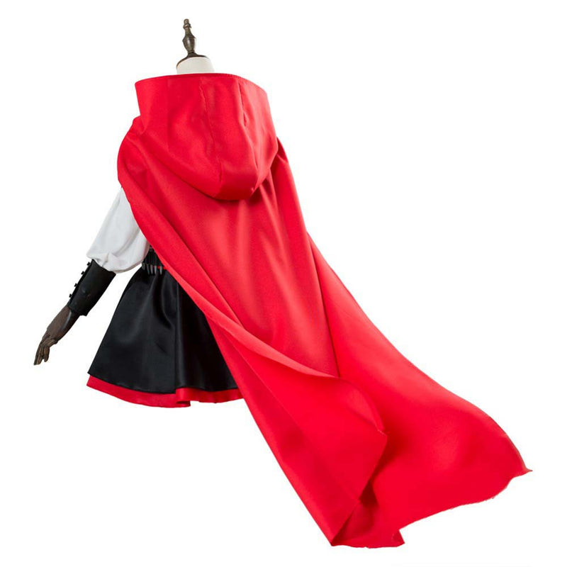 Cartoon RWBY Ruby Rose Cosplay Little Red Riding Hood Costume