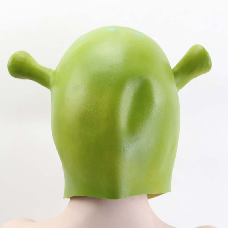 Cartoon Shrek Mask Helmet Halloween Cosplay Funny Party Headgear Prop