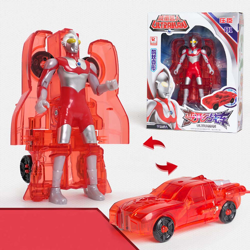 Cartoon Ultraman Vehicle Deformation Kid Suit Toy