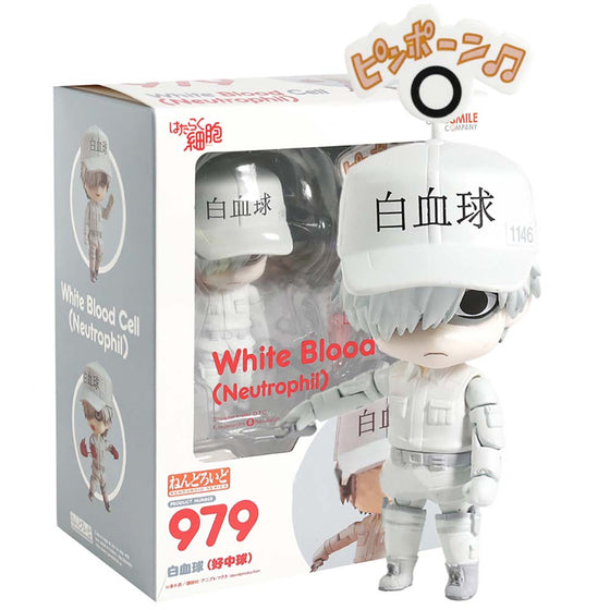 Cells At Work 979 White Blood Cell Action Figure Toy 10cm