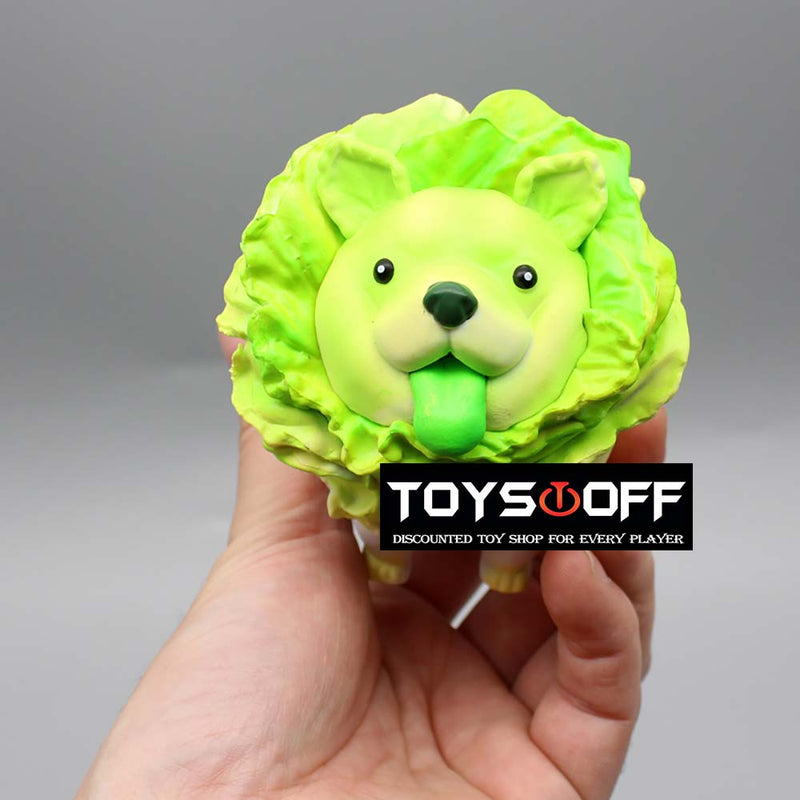 Chinese Cabbage Fairy Dog Action Figure Funny Model Toy 10cm