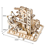 Coaster Race Run Balls Track DIY 3D Wooden Puzzle Model Drop Shipping Toy - Toysoff.com