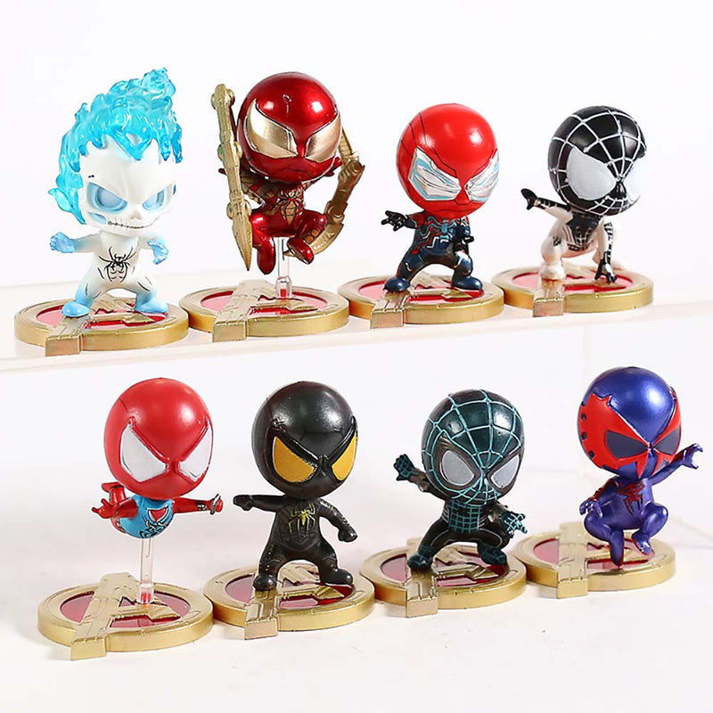 Cosbaby Iron Spirit Spider Man Action Figure Mini Model Toy