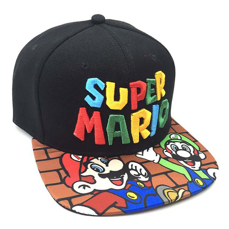 Cosplay Cartoon Super Mario Primary And Secondary School Students Hip Hop Hat - Toysoff.com