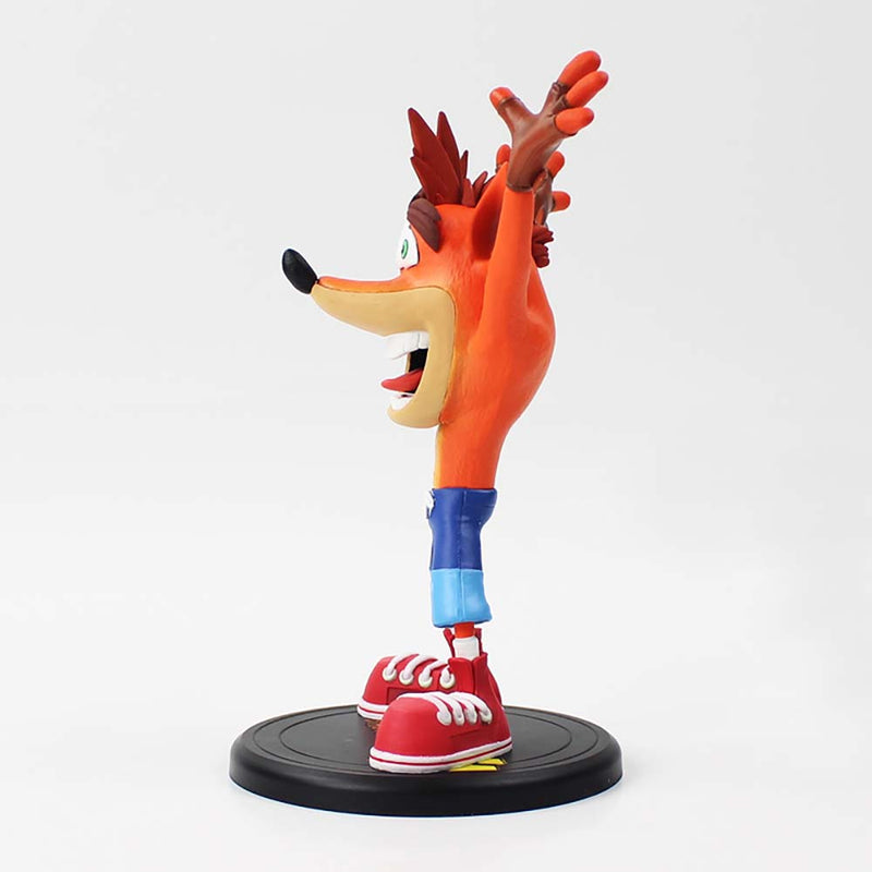 Crash Bandicoot Action Figure Painted Wolf Model Toy 22cm