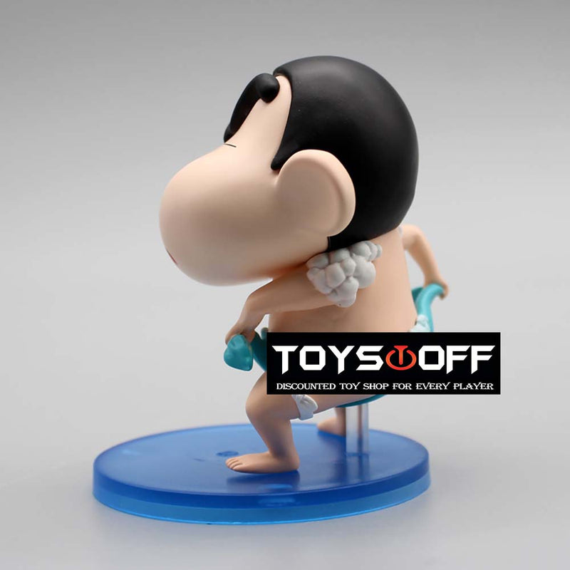 Crayon Shin Chan Taking Bath Ver Action Figure Funny Toy 9cm