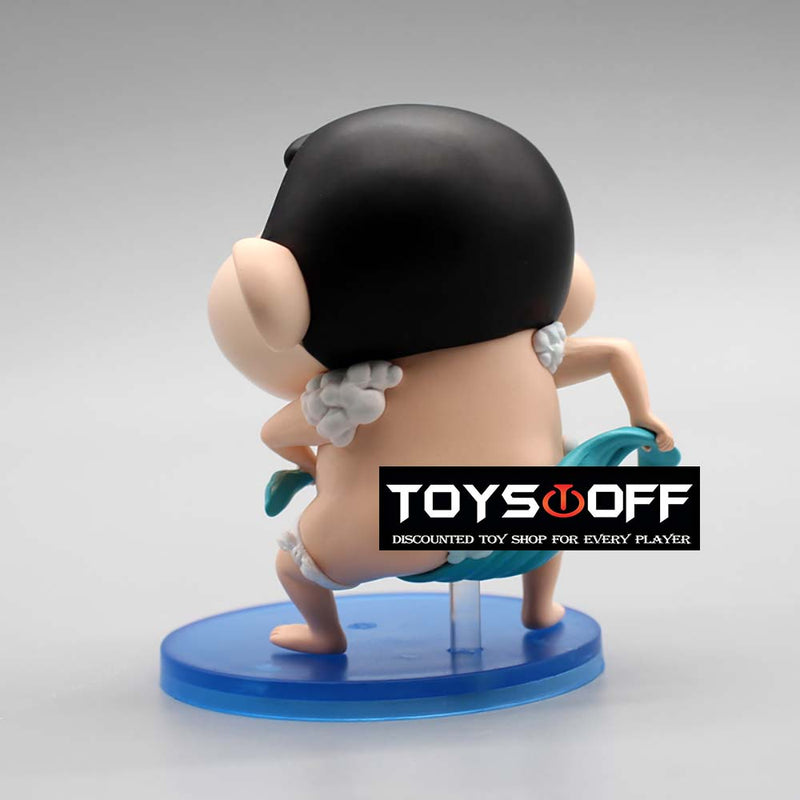 Crayon Shin Chan Taking Bath Ver Action Figure Funny Toy 9cm