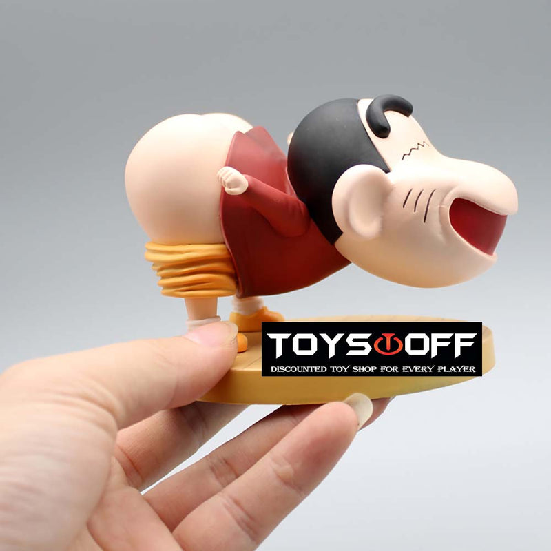Crayon Shin Chan Threw PP Ver Action Figure Funny Toy 8cm
