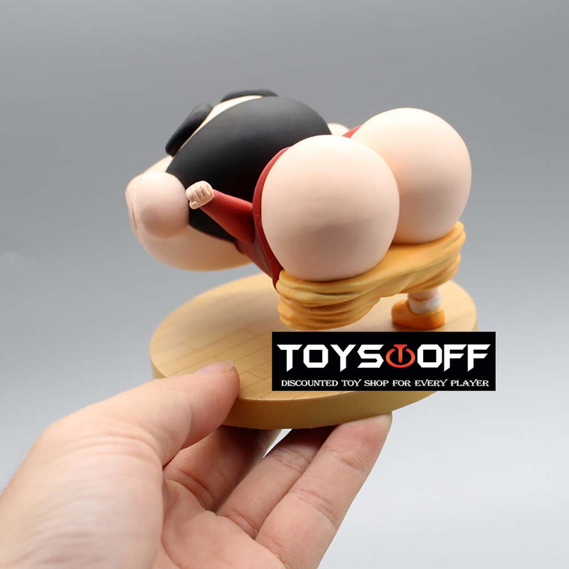 Crayon Shin Chan Threw PP Ver Action Figure Funny Toy 8cm