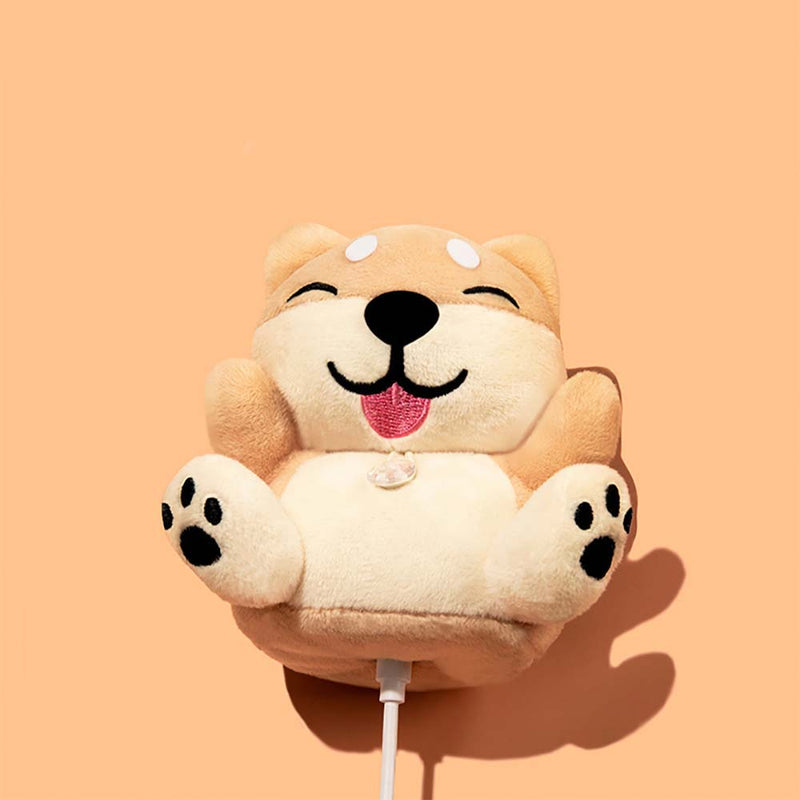 Creative Plush Happy Chai Dog Doll Apple Airpod Case