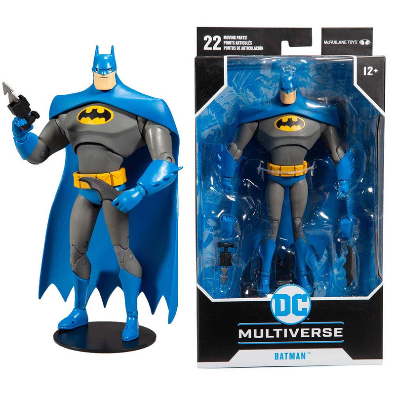 DC Comics Blue Animated Batman Action Figure Collection Model Toy 17cm