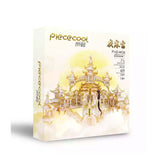 DIY Chinese Wind Ancient Myth Moon Palace 3D Architectural Model Metal Puzzle - Toysoff.com
