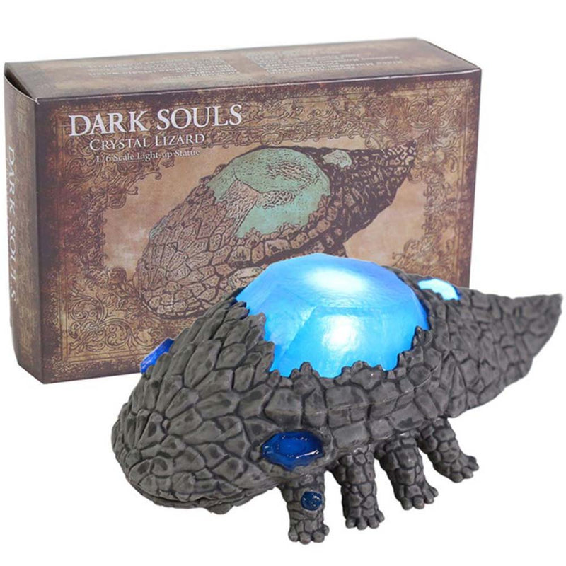 Dark Souls Crystal Lizard Action Figure Toy with LED Light