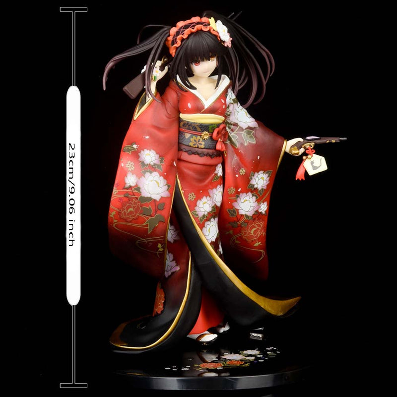 Date A Live Tokisaki Kurumi Kimono Ver Action Figure Toy 23cm