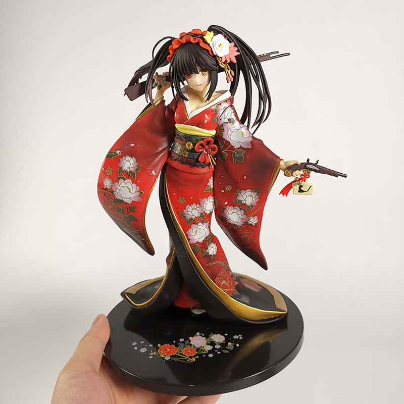 Date A Live Tokisaki Kurumi Kimono Ver Action Figure Toy 23cm
