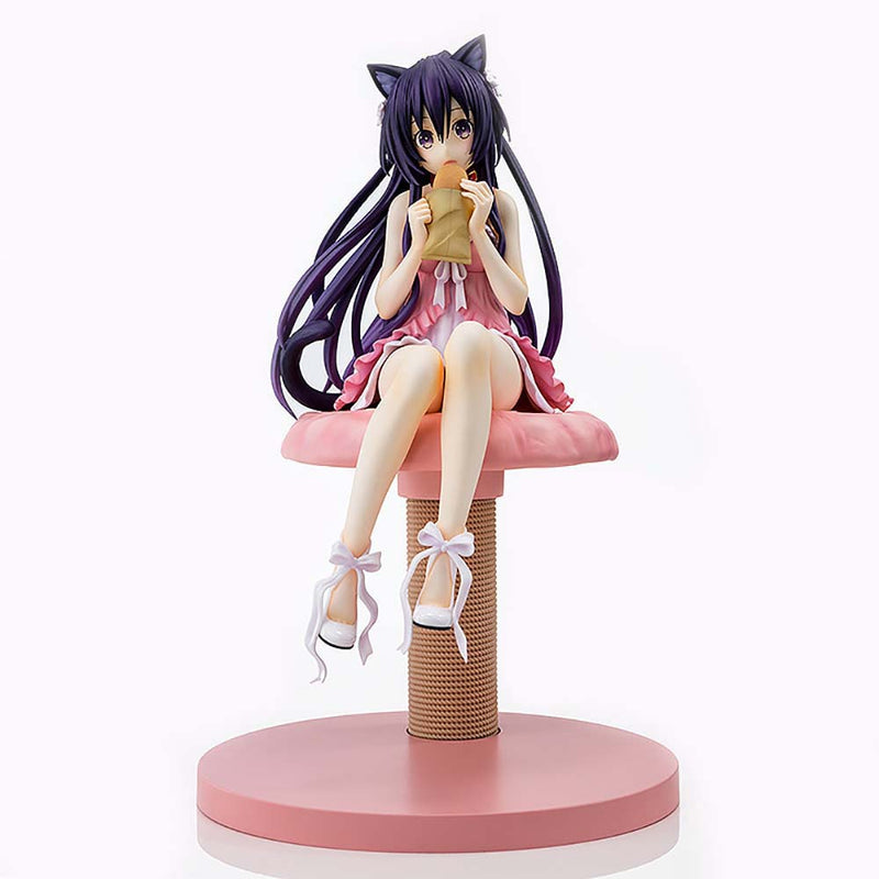Date A Live Yatogami Tohka Action Figure Cat Ear Girl Toy 18.5cm