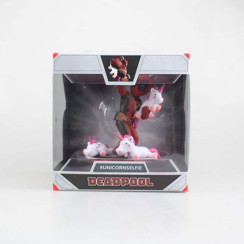 Deadpool Unicorn Selfie Series Action Figure Collectible Model Toy 10.5cm