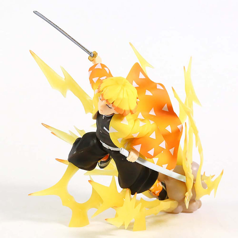 Demon Slayer Agatsuma Zenitsu Breathing Thunder Ver Action Figure 20cm