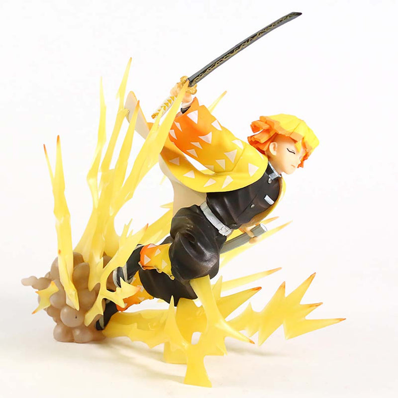 Demon Slayer Agatsuma Zenitsu Breathing Thunder Ver Action Figure 20cm