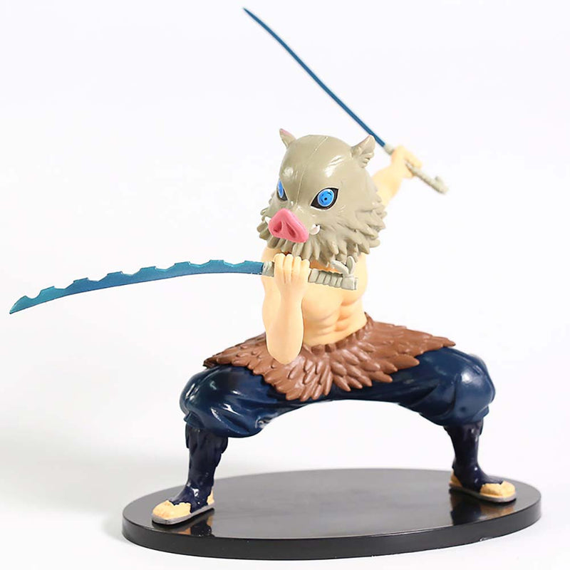 Demon Slayer Hashibira Inosuke Action Figure Model Toy 17cm
