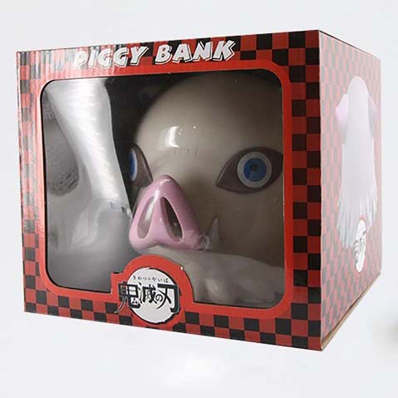 Demon Slayer Hashibira Inosuke Piggy Bank Action Figure Toy 15cm