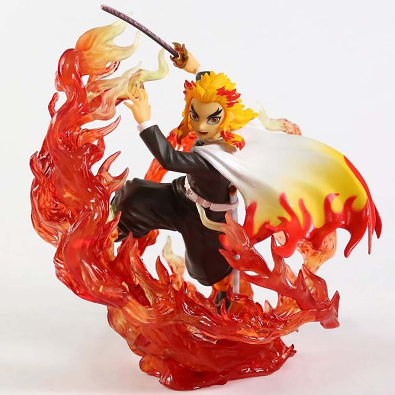 Demon Slayer Rengoku Kyoujurou Action Figure Collectible Model Toy 18cm
