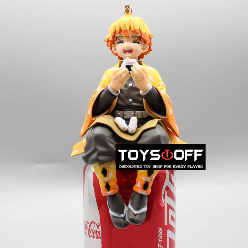 Demon Slayer Sitting Ver Agatsuma Zenitsu Action Figure Model Toy 14cm