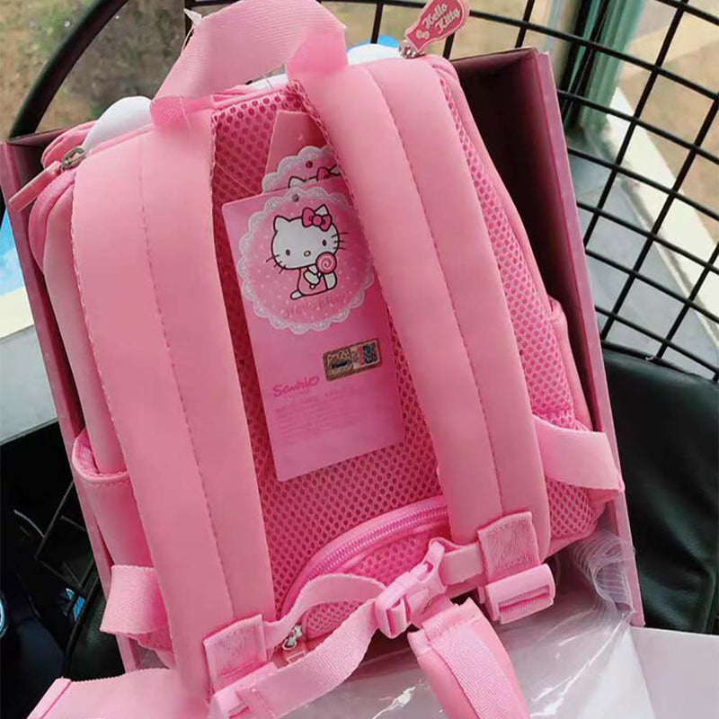 Disney Cartoon Hello Kitty Girls Kindergarten Children's Shopping Backpack Pink - Toysoff.com