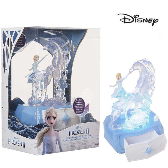 Disney Frozen Queen Elsa Action Figure Jewelry Music Box Toy 23cm