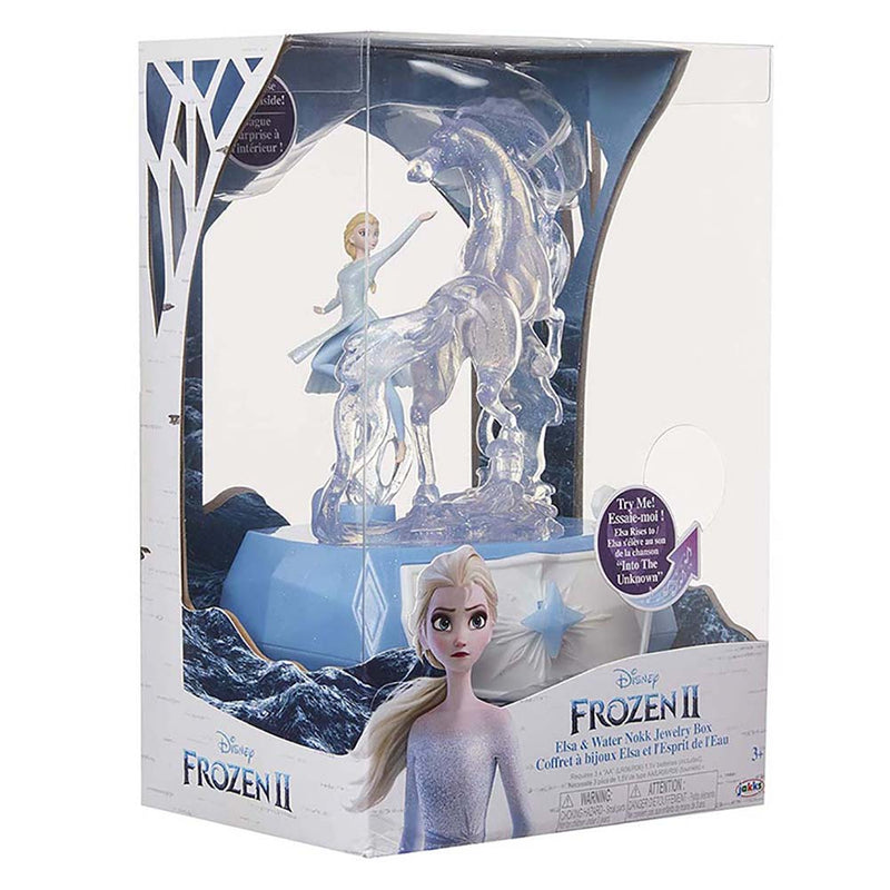 Disney Frozen Queen Elsa Action Figure Jewelry Music Box Toy 23cm