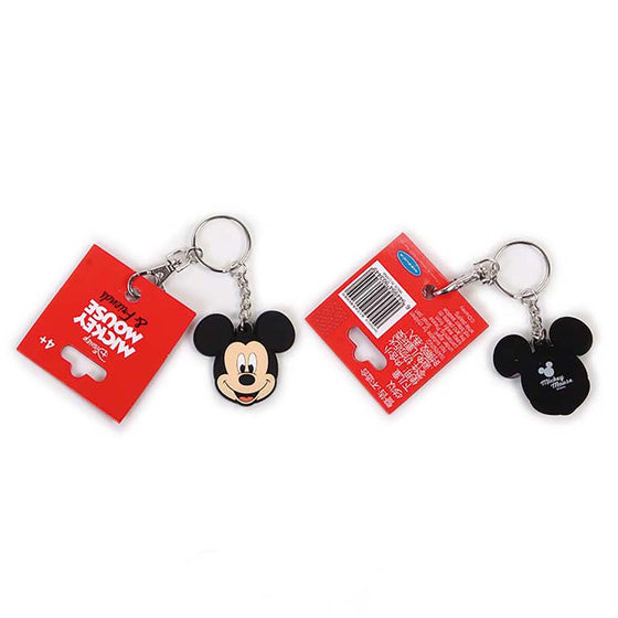 Disney Mickey And Minnie Silica Gel Fashion Cartoon Mouse Keychain