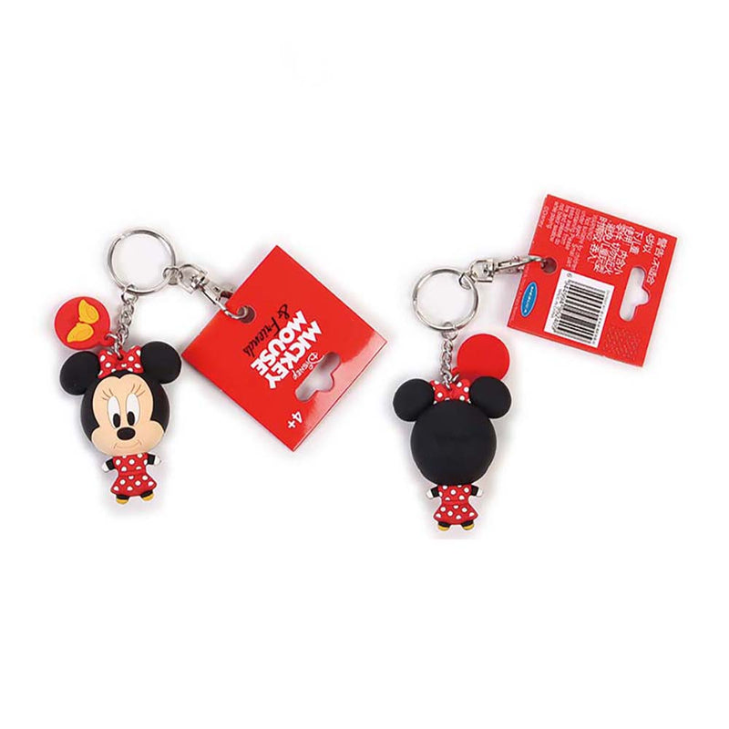 Disney Mickey And Minnie Silica Gel Fashion Cartoon Mouse Keychain