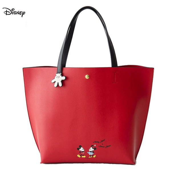 Disney Mickey Mouse Simple Cartoon Lady Tote Large Capacity Handbag Shoulder Bag - Toysoff.com
