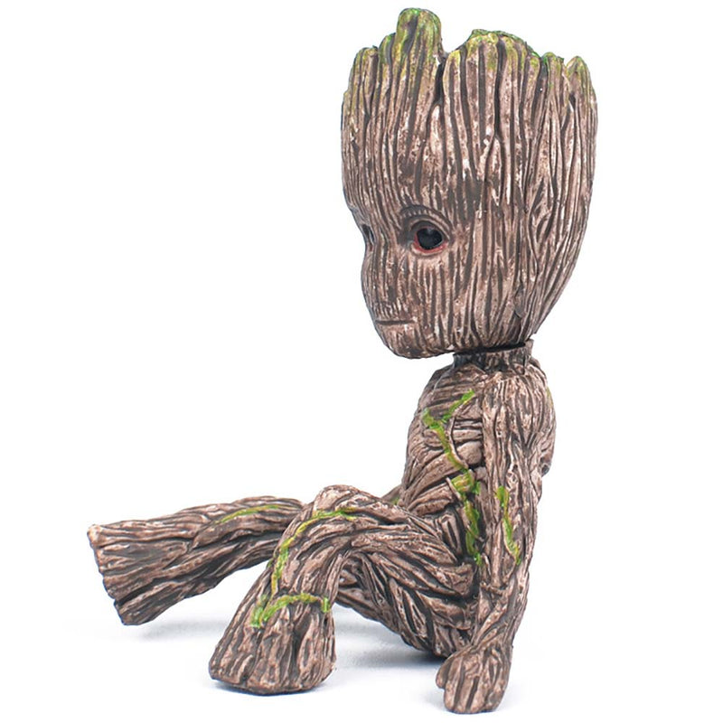 Disney Sitting Tree Man Groot Action Figure Mini Toy 6cm