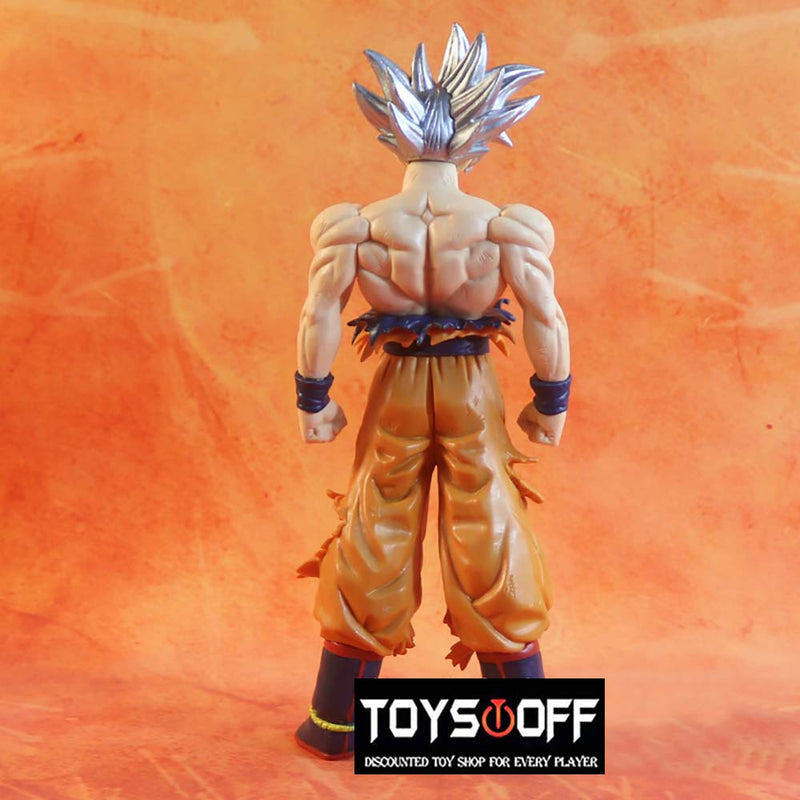 Dragon Ball Silver Hair Son Goku Action Figure Model Toy 31cm