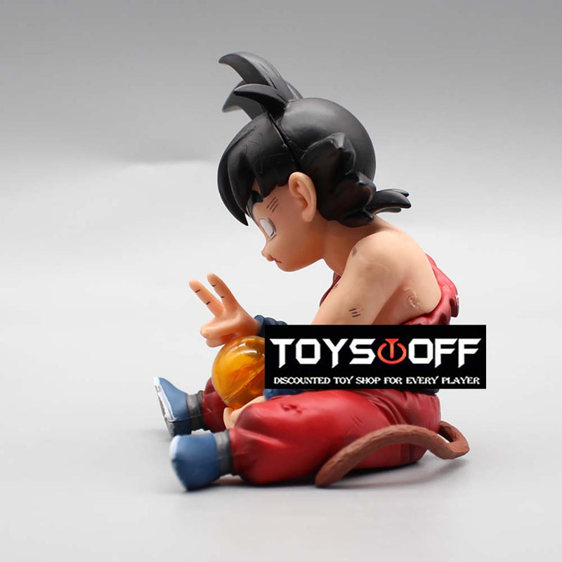 Dragon Ball Tired Son Goku Action Figure Collectible Model Toy 10cm