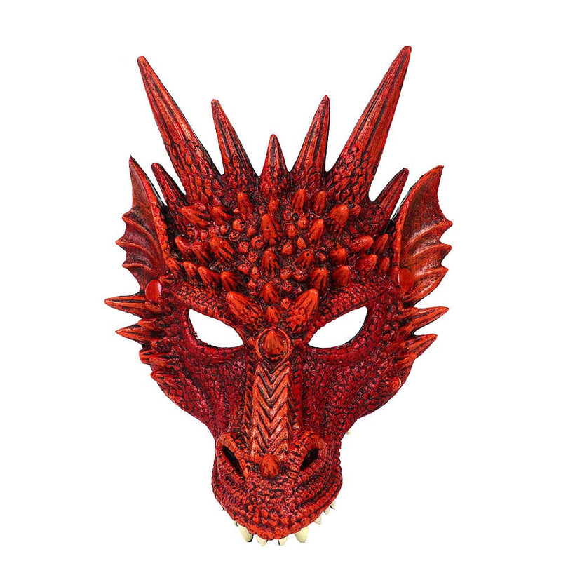 Dragon Cosplay Mask Halloween Mardi Gras Cosplay Prop Four Colors