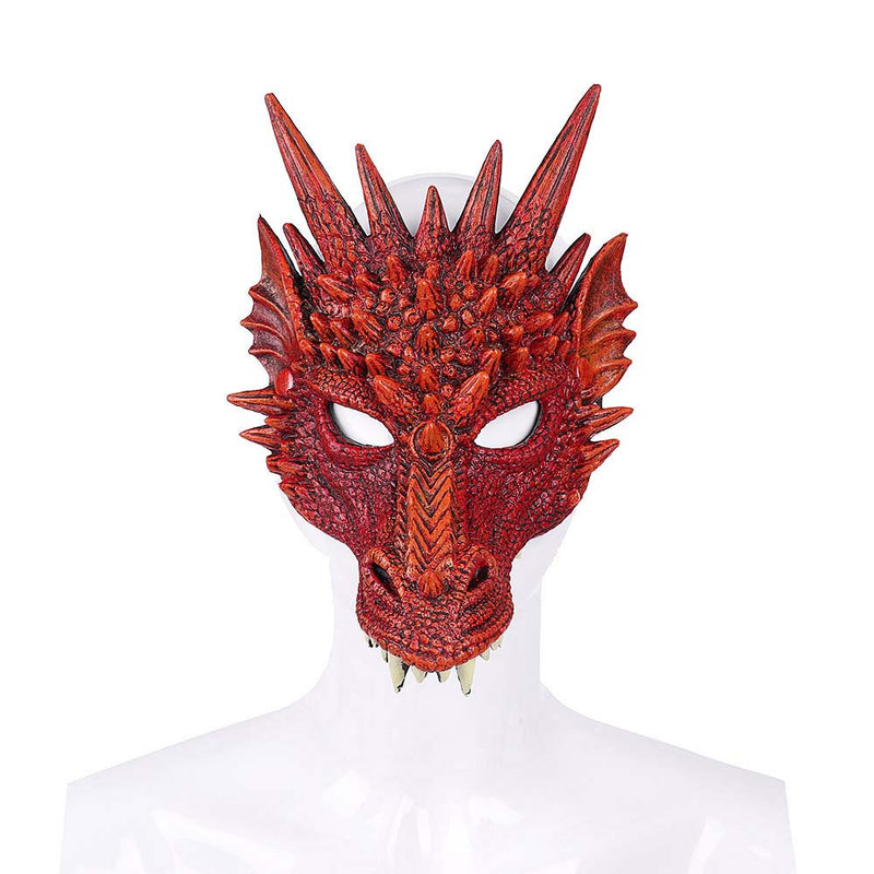 Dragon Cosplay Mask Halloween Mardi Gras Cosplay Prop Four Colors