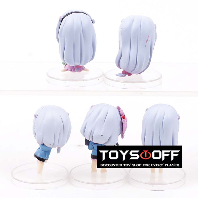 Eromanga Sensei Izumi Sagiri Mini Action Figure Collectible Model Toy 5pcs